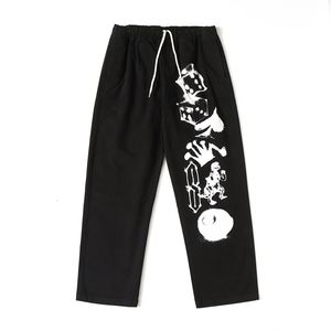 Pantalons pour hommes 2023 haute qualité dinosaure Graffiti imprimé motif ample décontracté pantalon de rue 230906