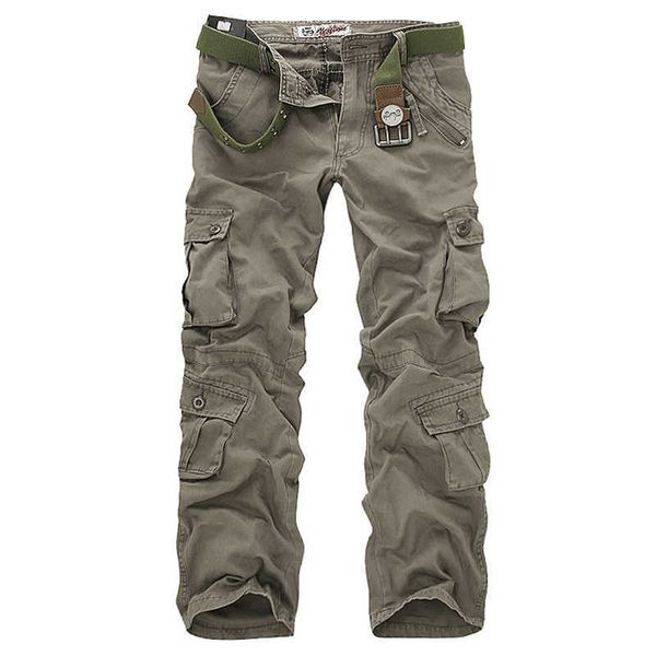 Pantalons pour hommes 2023 Pantalons cargo pour hommes de haute qualité Casual Loose lti Poet Military Pants Pantalons longs pour hommes Camo Joggers Plus Size 2840 Z0410