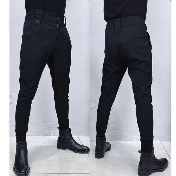 Pantalons pour hommes 2023 High Stretch Classic Spring Summer Casual Taille Pantalon Business Drop A36