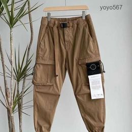 Pantalons pour hommes 2023 Version haute Stones Island Pantalon Badge Printemps Été Nouvelle ceinture Leggings Pantalon cargo High Street Leggings décontractés Tendance Yh 555ss Cp Comapny TCLF S0J5 2R74