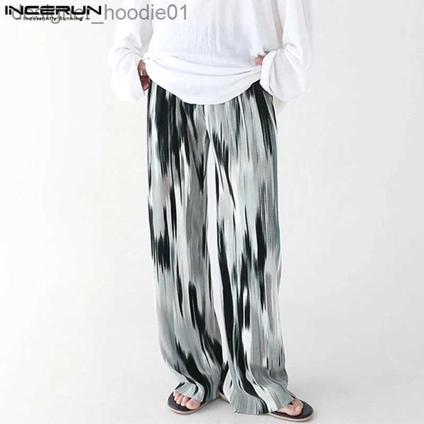 Pantalons pour hommes 2023 Style coréen Hommes Pantns Mode Affaissement Pit Stripe Texture Pantalon progressif Loisirs Vente chaude Pantalons longs S-5XL L231129