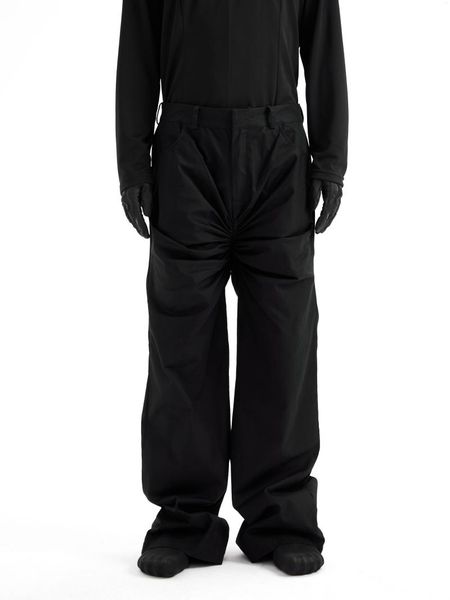 Pantalons pour hommes 2023 Hommes Femmes Vêtements Niche Original Adapté Individuellement Plissé En Trois Dimensions Décontracté Plus La Taille Costumes 27-46