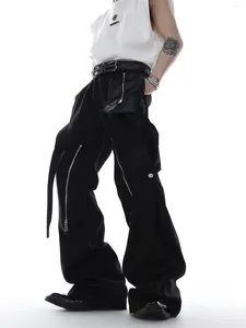 Pantalons pour hommes 2023 Hommes Femmes Vêtements Yamamoto Style Déconstruire Pantalon Profilé Poche Casual Lovers Plus Taille Costume 27-46