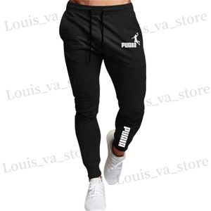 Pantalons masculins 2023 Nouveaux pantalons de survêtement masculins Pantalage de jogging printemps d'été Pandes de pantalon de marque extérieure masculine T240419