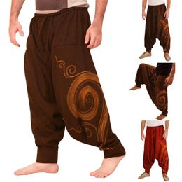 Herenbroek 2023 Pant casual pocket werk broek yoga bedrukte sport etnische overalls mannen kleding heren heren