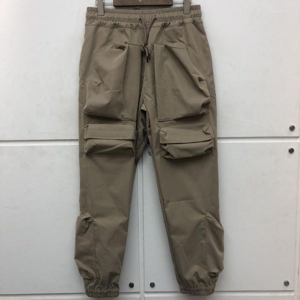 Pantalones de hombre 2023 primavera 3D múltiples bolsillos Cargo hombres mujeres alta calidad Joggers cordón cremallera pantalones de chándal pantalones de chándal