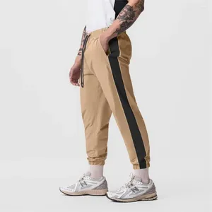 Herenbroeken 2023 Lente Herfst Jogger Mannen Splicing Sneldrogend Casual Sport Ritszakken Joggers Fitnessbroek Joggingbroek