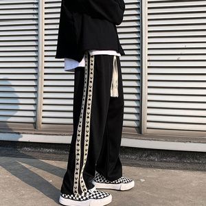Pantalons pour hommes 2023 printemps automne Streetwear Hip Hop hommes mode coréenne ample surdimensionné 3XL droite jambe large mâle vêtements décontractés