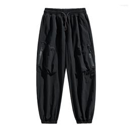 Pantalon masculin 2023 printemps décontracté hommes Hip Hop Harajuku Streetwear Mens Jogging Harem Pant élastique Taies Solid Cargo Pantal