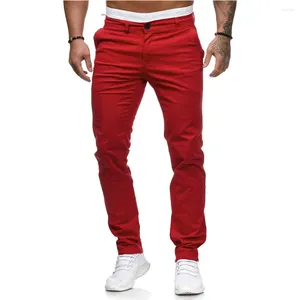 Pantalons pour hommes 2023 Style Pantalons masculins Mens Casual Solid Slim Pantalons de survêtement Hommes