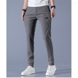 Pantalons pour hommes 2023 été hommes Golf haute qualité élasticité mode pantalons décontractés hommes respirant J Lindeberg porter