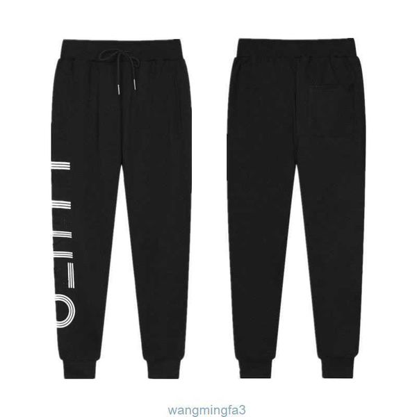 Pantalones para hombres 2023ss joggers otoño ropa deportiva cordón casual chándal pantalones de chándal negro blanco diseñador pantalones jogger