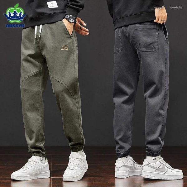 Pantalon pour hommes 2024 Automne Hiver Coton Jogger Casual Hommes Harajuku Cargo Pantalon Coréen Harem Pantalon Pantalon de Survêtement Mâle Surdimensionné M-5XL