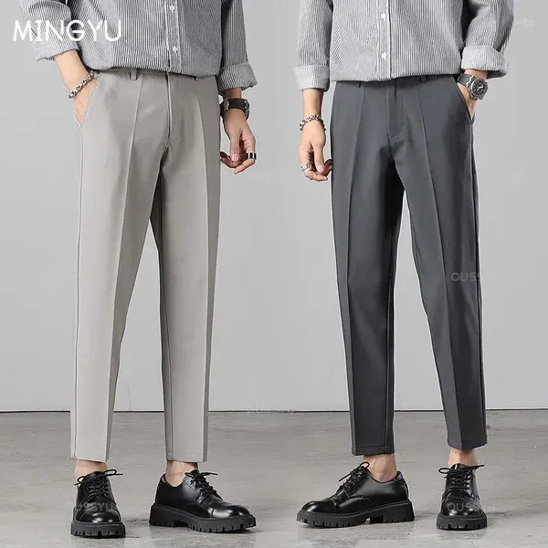 Pantalon masculin 2024 Marque automne-cheville-longueur des hommes