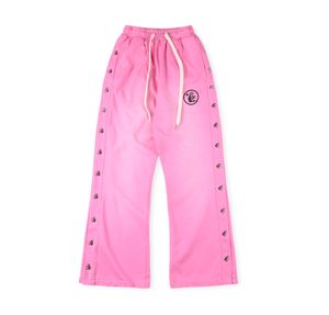 Pantalons pour hommes 2024 Designers Femmes Pantsl Hellstar Studios Pantalons roses Pantalons de survêtement Hommes Jogger Hip Hop Street Casual