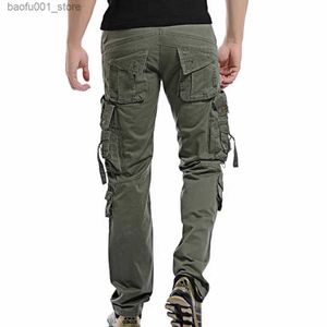 Pantalon masculin 2024 Fashion Military Cargo Pantal