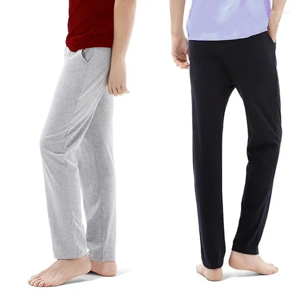 Pantalons pour hommes 2024 Mode Dormir à la maison Coton Casual Loose Morning