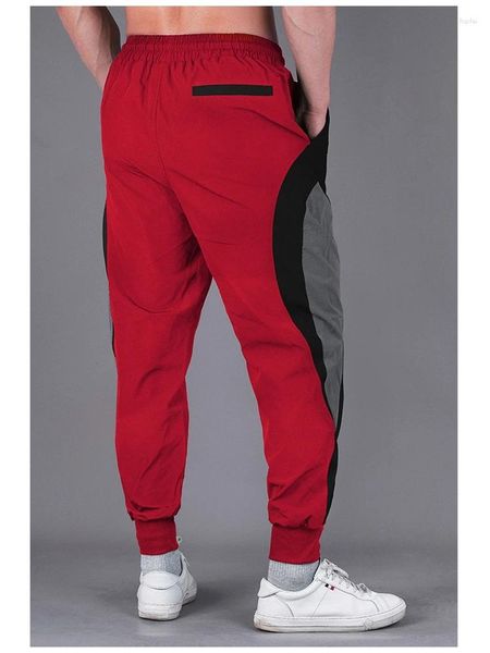 Pantalones para hombres 2024 Moda Deporte Largo Otoño Hombres Sueltos Color Colgado Pantalones de chándal Al aire libre Correr Entrenamiento Fitness Slackes Ropa Masculina