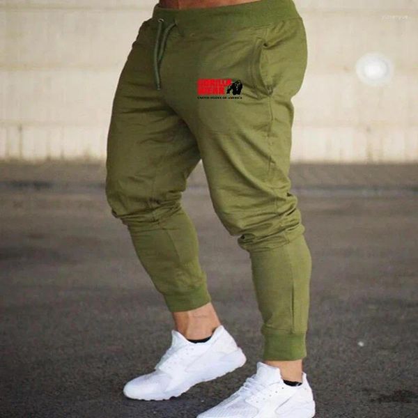 Pantalones para hombres 2024 Leggings de la marca de ocio LOGO LOGO Jogger Fitness Ejercicio Sports Spring and Fall Fashion