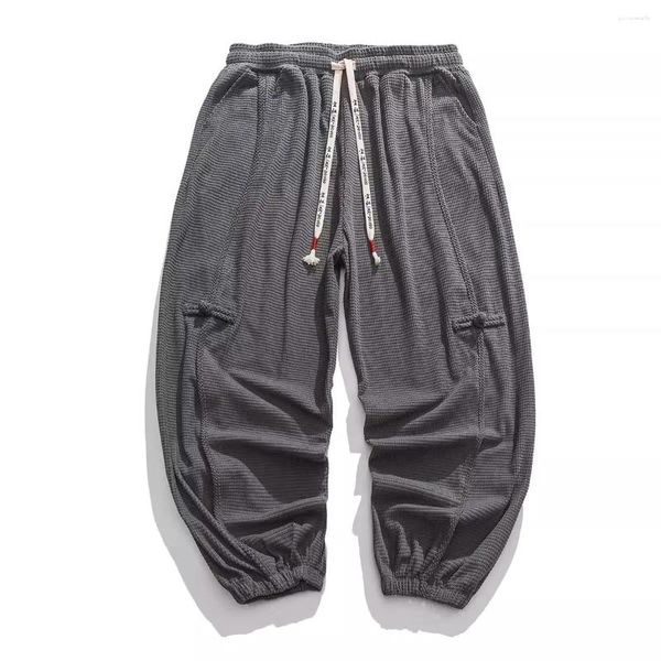 Pantalons pour hommes 2024 Hommes Style chinois Solide Couleur Casual Harem Streetwear Jogger Harajuku Mâle Pantalon surdimensionné