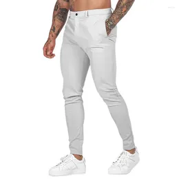 Herenbroek 2024 Chino-jurk voor heren, stretch, casual katoen, skinny, taps toelopende broek, normale pasvorm