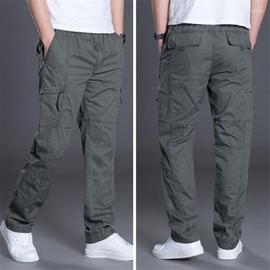 Pantalons pour hommes 2024 grande taille Cargo en gros pantalons personnalisables salopette militaire polyvalente pantalons droits décontractés