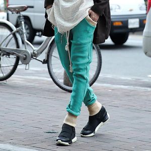 Pantalons pour hommes 2024 Spring Knit Streetwear Mode Patchwork Contraste Couleur Design Pantalon de survêtement tricoté pour hommes Casual Slim Fit