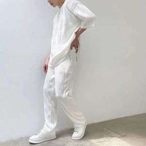 Pantalon masculin 2024 Spring Korean Style personnalisé Pantalon de texture de secours rinçables personnalisé masculin.