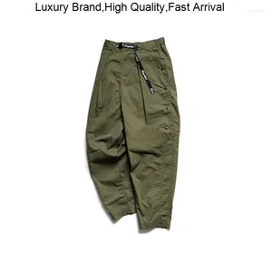 Pantalones de hombre 23SS KAPITAL Moda japonesa Estilo militar Pantalones cónicos casuales de hombres de pecho suelto