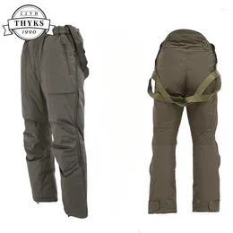 Pantalones para hombres -30 ° hombre táctico hombre algodón espesamiento espesor de agua tibia pantalones de combate polar al aire