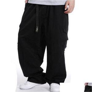 Pantalon masculin 4 couleurs masculines pour hommes et élastiques de taille élastique pantalon de style hip-hop sportif décontracté de mode de livraison de gouttes