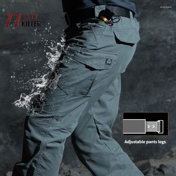 Pantalones de hombre 77 City Killer Tactical Men Multi-bolsillo Army Military Joggers Elasticidad Pantalones de trabajo Combat Cargo Male S-3XL