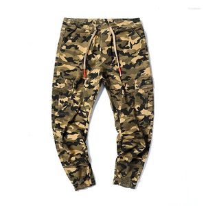 Pantalon masculin 7xl de haute qualité décontractée hommes joggeurs tactiques camouflage cargo multi-poche modes pantalon de travail de l'armée noire
