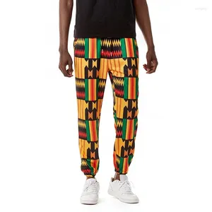 Herenbroek Afrikaanse print jogger hiphop traditionele casual broek heren harajuku streetwear joggingbroek