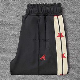 Pantalons pour hommes ALM Angel pantalons en velours et mode cinq étoiles motif Couple pantalon manches droites pantalons bas chauds 240308