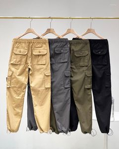 Pantalon pour hommes American Cargo Badge multi-poches Rétro Jour Casual Manille Fonctionnelle Vent