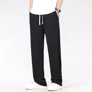 Herenbroek American High Street Casual voor Japanse losse en trendy rechte been lente zomer wijd papa broek