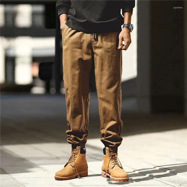 Pantalon pour hommes American Retro City Tactical Cargo for Men Baggy Outdoor Jogger Sweatpants d'automne Spring Streetwear Pantalones Hombre