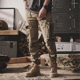 Pantalon masculin American rétro pour la ville fonctionnelle en plein air