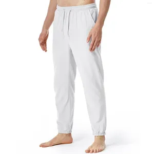 Pantalon pour homme et jambe droite ample, tendance à neuf points, fin, sensation d'automne, large en été, cravate M, bande H