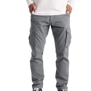 Herenbroek enkelstijl zakken lading sporten casual joggingbroek lichtgewicht wandelwerk buiten pant streetwear