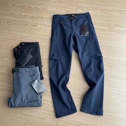 Pantalon masculin arc patchwork extérieur brodé des salopes brodées pantalons de combat respirant sports décontractés longs 230221