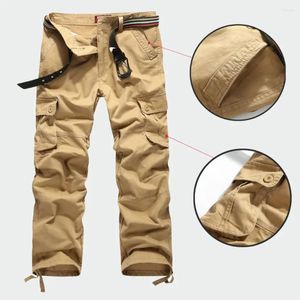 Pantalon pour hommes Arrivée Coton High Quality Mens Military Cargo Multi-Pockets pantalon Taille décontractée 30-44