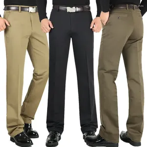 Pantalon pour hommes Arrivée mode automne et loisir d'hiver pantalon épais affaires décontractée plus taille 30-40 42