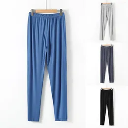 Pantalon masculin automne et hiver modal à domicile usure pyjama épaisseur de sous-vêtements grande taille pantalon confortable respirant