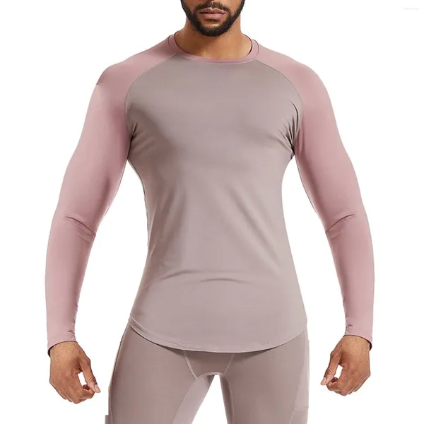 Pantalones para hombre, medias transpirables de secado rápido para otoño e invierno, camisetas grandes y altas con cuello de tortuga simulada para baloncesto