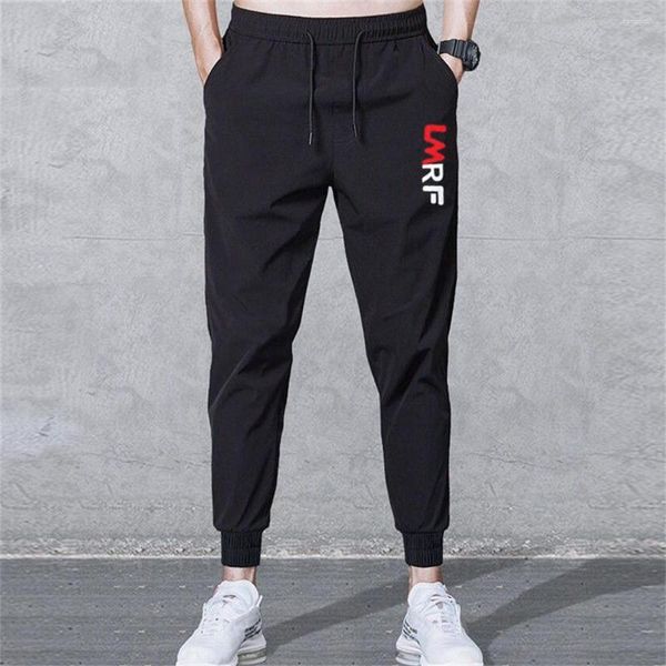 Pantalones de hombre Pantalones de chándal de otoño e invierno Sueltos Tallas grandes Moda con cordones Jogging informal