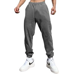 Herenbroek Autumn Katoen Casual broek voor heren Jogging en sportgym Fitness en lopende sportkleding Mens Training Kleding Bodem Sportpantsl2405