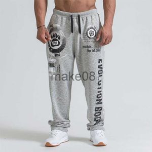 Pantalones de hombre Otoño Nuevo Gris Correr Jogging Pantalones casuales Algodón suave Culturismo Deportes Harlem Pantalones Gimnasio Fitness Pantalones de entrenamiento sueltos J230712