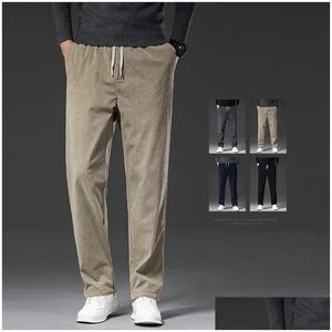 Pantalon masculin automne pour hommes d'hiver